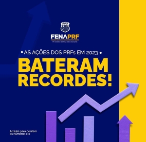 Ações da PRF bateram recordes em 2023 