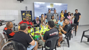 Confraternização da Delegacia da PRF de Corumbá celebra aniversário com lançamento do Projeto Rodovia do Som