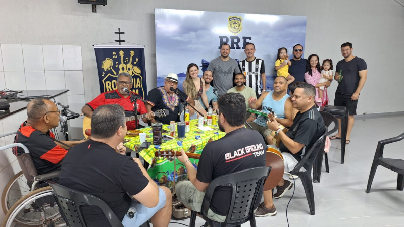 Confraternização da Delegacia da PRF de Corumbá celebra aniversário com lançamento do Projeto Rodovia do Som