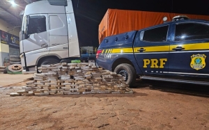 Trabalho de PRFs resulta na apreensão de 240 Kg de pasta base de cocaína em MS