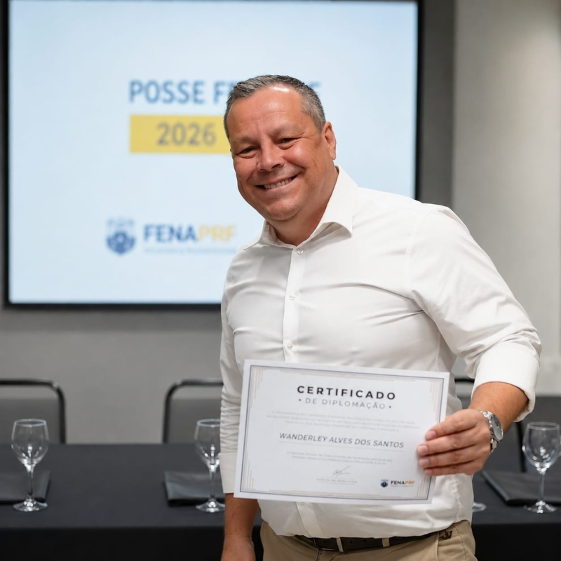   Representante de Mato Grosso do Sul toma posse na diretoria da FenaPRF e fortalece atuação nacional dos PRFs